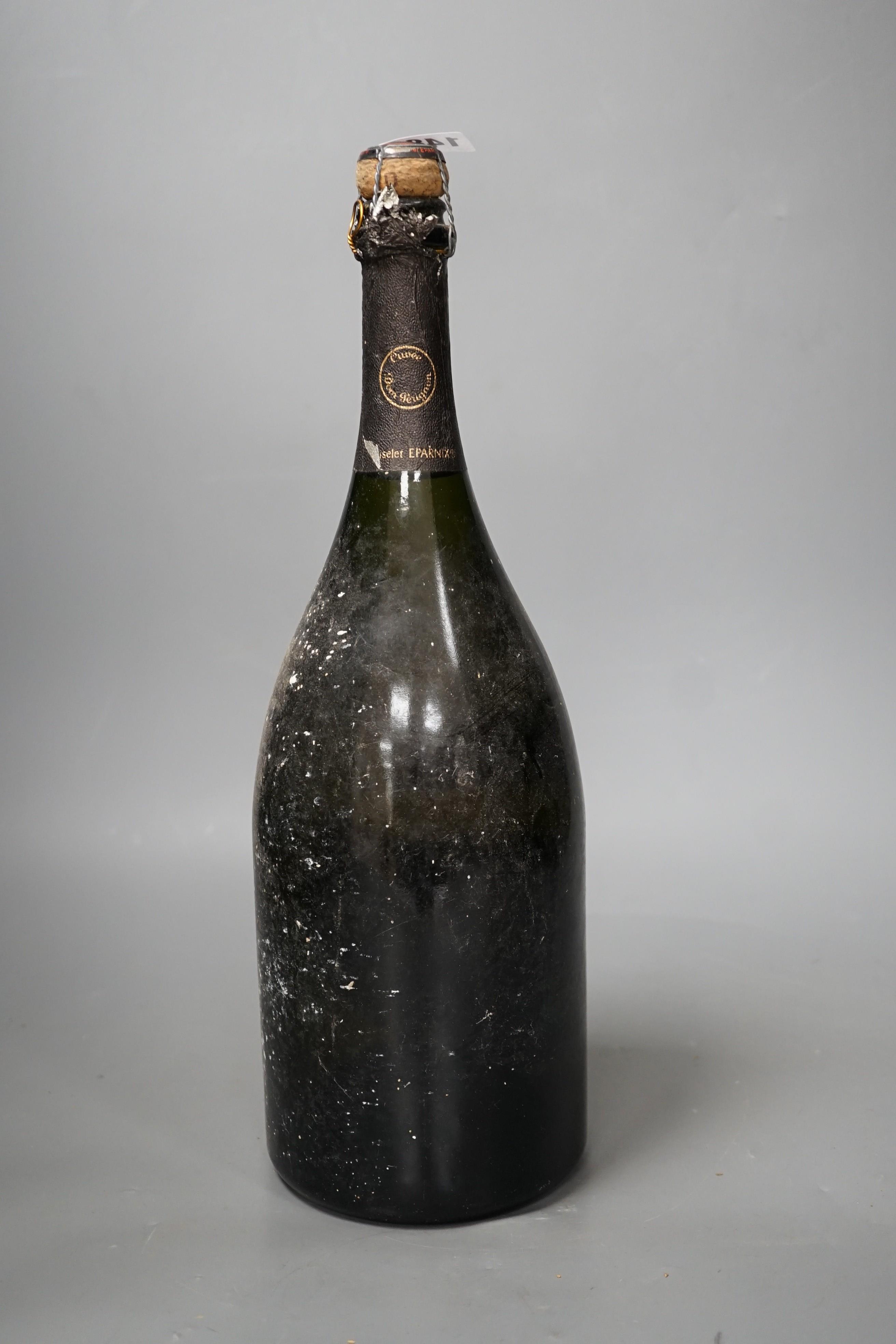 A magnum bottle of 1983 of Dom Perignon